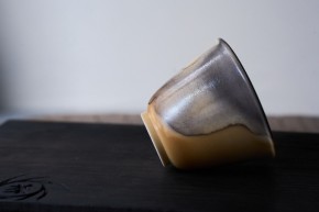 Czarka nr 2257, 60 ml, porcelana wypalana w drewnie