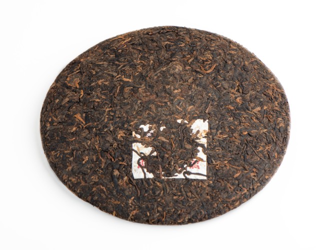 Shu puer „Bing Dao Gu Shu” (Stare drzewo z Zimnej Wyspy), fabryka Gu Yun Hao, 2016, 357 g.