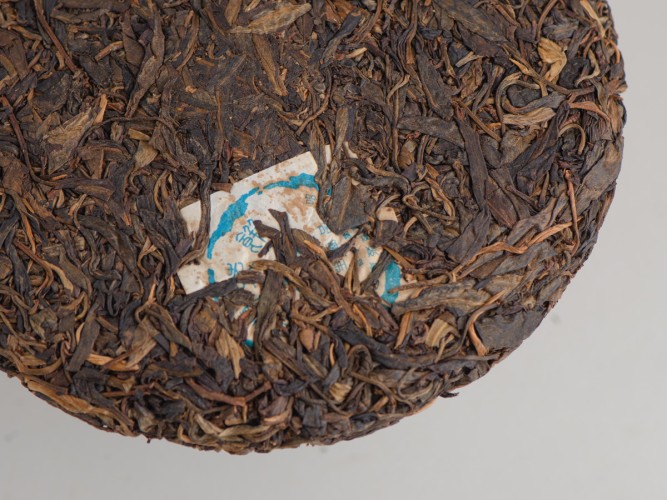 Sheng Puer „Niebieski czajniczek”, fabryka Changtai, 2006, 400g