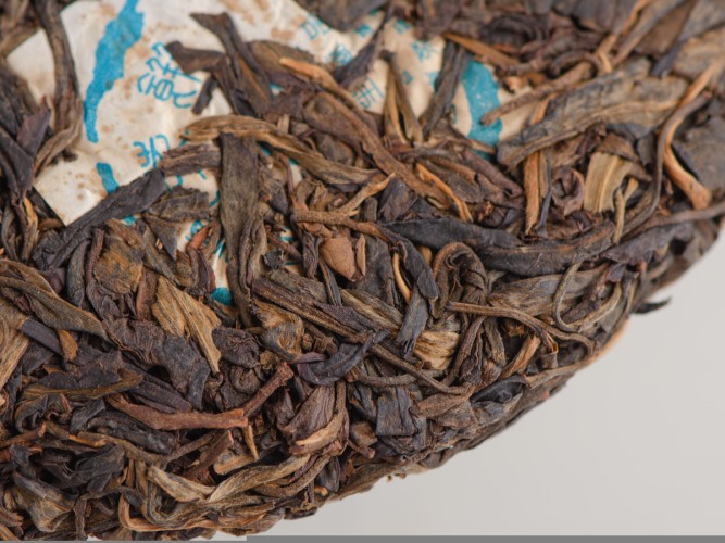 Sheng Puer „Niebieski czajniczek”, fabryka Changtai, 2006, 400g