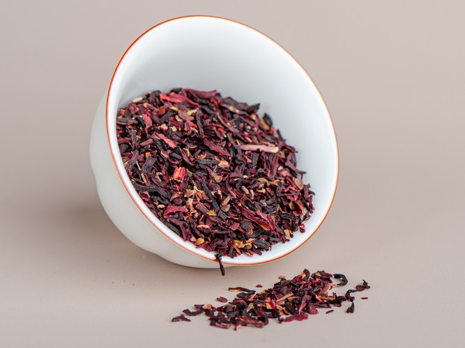 Karkade (kwiaty róży sudańskiej)