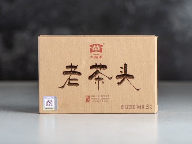 Shu puer „Da Yi Lao Cha Tou”, 2021, 250g