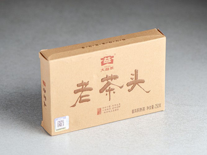 Shu puer „Da Yi Lao Cha Tou”, 2021, 250g