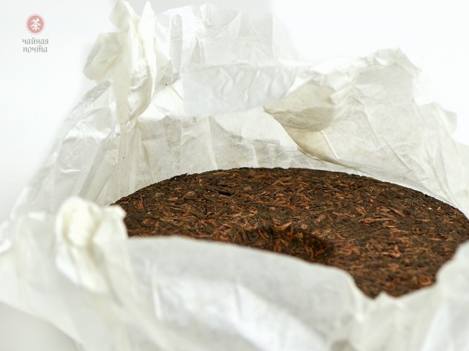 Shu Puer „Wino z drzew” (Mu Ye Chun Gong Ting), Mengku, 2016, 400 g.