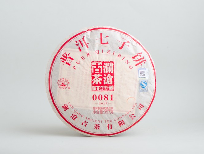 Shu Puer „0081” Lan Cang Gu Cha, 357g., 2018