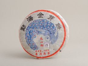 Shu puer "Menghai Jin Ya Lao Cha", 2006, 200g.