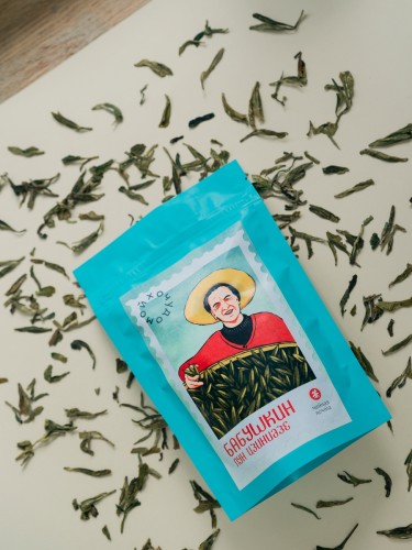 Herbata zielona „Lun Tsinidze” od babci Nargizy, „AA”, Gruzja, 2025, 50g.